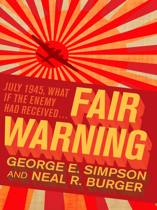 Title details for Fair Warning by George E. Simpson - Available